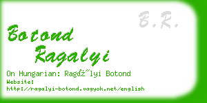 botond ragalyi business card